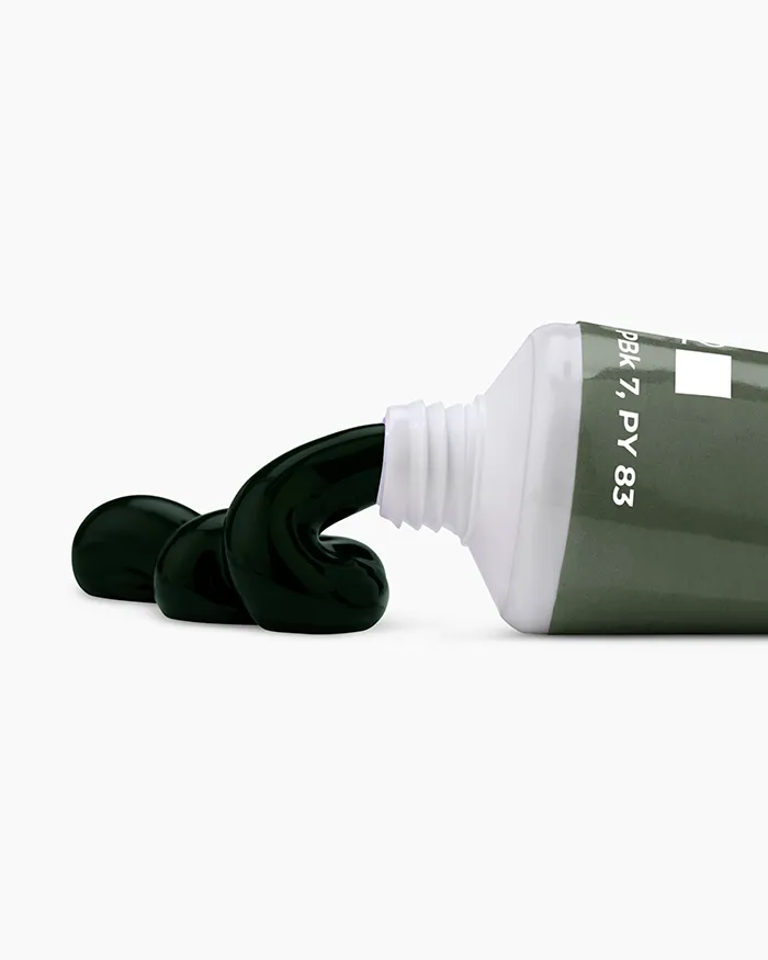 Olive Green Artist Acrylic Colours