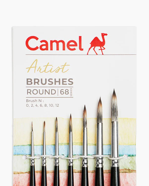 Camlin Artist Brushes Round 68 Series Set