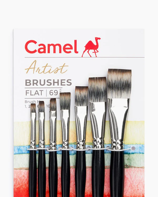 Camlin Artist Flat Brushes 69 Series Set