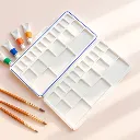 Colour Mixing Plate – Folding Paint Palette with Silicone Seal