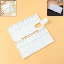 Khyati Colour Mixing Plate – Rectangle Box Small Folding Paint Palette with Lid