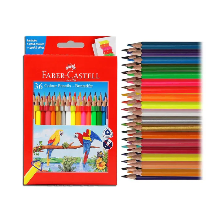Faber-Castell Colour Pencil Sets | 36 Shades