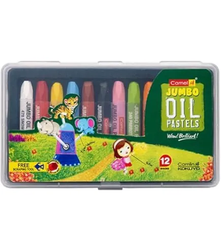 Camel Oil Pastel Jumbo - 12 Shades