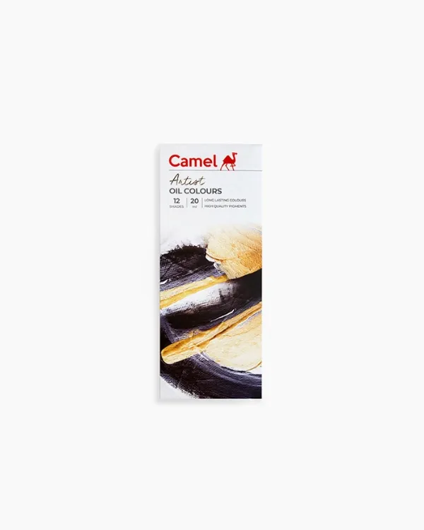 Camel 
Artist 
Oil 
Colours | pack 
of 
12 
shades 
in 
20 
ml