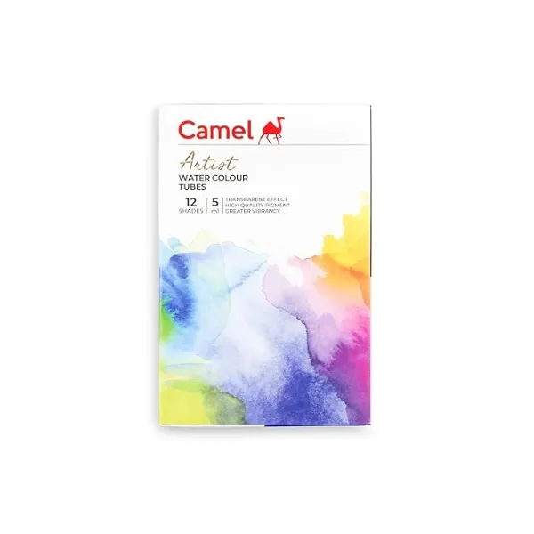 Camel Artist 5ml Water Color Set - 12 Shades (Multicolor)